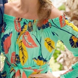Express Tropical long sleeve top